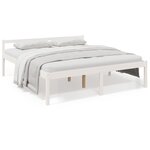 vidaXL Lit pour personne âgée sans matelas 200x200 cm bois pin massif