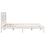 vidaXL Cadre de lit extra long sans matelas 140x220 cm bois massif