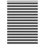 vidaXL Store zèbre noir 160x200 cm largeur du tissu 155 9 cm polyester