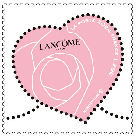 Timbre coeur - Lancôme - Lettre verte - 20g