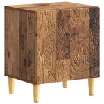 vidaXL Table de chevet 2 pièces Bois ancien 43 x 34 5 x 50 cm