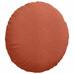 vidaXL Coussins de siège 2 Pièces Rouge orange Ø 60 cm