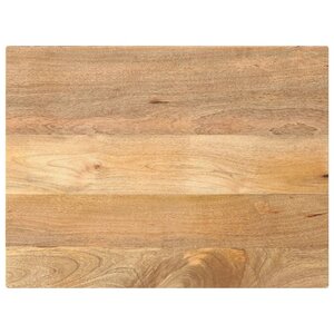 vidaXL Dessus de table 90x50x2 5 cm rectangulaire bois massif manguier