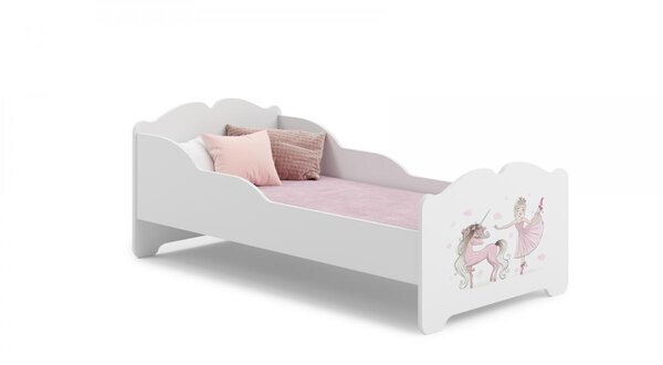Lit enfant ANNA 140x70 Danseuse licorne avec matelas