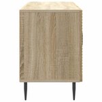 vidaXL Meuble TV Chêne Sonoma 99 x 34 5 x 50 cm Bois d'ingénierie