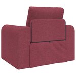 vidaXL Canapé-Lit Rouge bordeaux 98 x 71 x 83 cm tissu