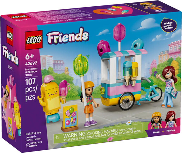 LEGO Friends Stand de glaces et ballons 42692  107 pièces  dès 6 ans
