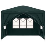 vidaXL Tente de réception 3 x 3 m Vert