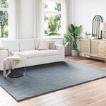 vidaXL Tapis en Fourrure Synthétique de Lapin Olite Anthracite
