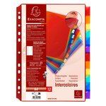 Jeu intercalaires polypropylène personnalisable A4 12 touches