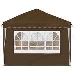 vidaXL Tente de fête pop-up 575 x 289 x 245 cm Taupe