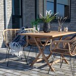 6 Fauteuils de jardin TRIESTE