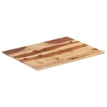 vidaXL Dessus de table Bois solide 15-16 mm 60x80 cm