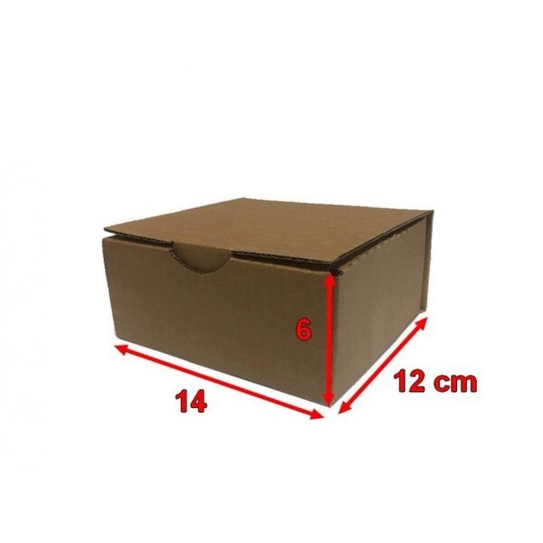 50 Boites postales cartons 14 x 12 x 6 cm (140x120x60mm)