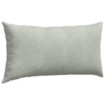 vidaXL Coussins de canapé 2 Pièces Gris clair 80 x 40 cm