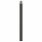 vidaXL Pieds de table de bar en U 2 pièces Anthracite 60 x (100-101) cm Acier