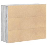 vidaXL Buffet Sonoma gris 88x30x70 cm Bois d'ingénierie