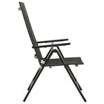 vidaXL Ensemble à manger de jardin 7 Pièces aluminium anthracite