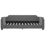 vidaXL Lit de jour avec gigogne et tiroirs sans matelas 90x200 cm