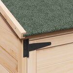vidaXL Abri de jardin Naturel 106 5 x 56 x 113 5 cm Bois d'ingénierie