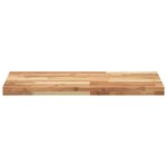 vidaXL Étagères flottantes 2 Pièces 160x40x4 cm acacia massif à l'huile