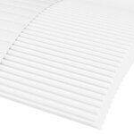 vidaXL Matelas en mousse blanc 100x220 cm dureté H2 H3