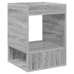 vidaXL Table d'appoint 2 Pièces Gris Sonoma 40 x 40 x 56 cm