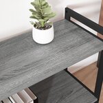 vidaXL Bibliothèque Sonoma gris 80 x 30 x 83 cm Bois d'ingénierie