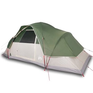 vidaXL Tente familiale à dôme 9 personnes vert imperméable
