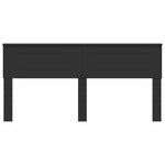 vidaXL Tête de lit Chêne noir 180 cm Bois d'ingénierie