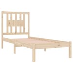 vidaXL Cadre de lit sans matelas bois massif