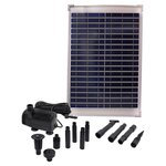 Ubbink Jeu de pompe de fontaine de jardin SolarMax 1000 avec panneau