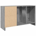 vidaXL Armoire d'évier sonoma gris 90x29x55 cm bois d'ingénierie