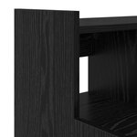 vidaXL Bureau Chêne noir 97 x 45 x 90 cm Bois d'ingénierie