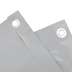 vidaXL Écran d'intimité de balcon gris 500x90 cm PVC
