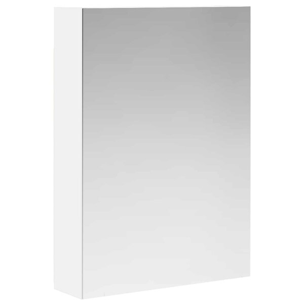 vidaXL Armoire Miroir de Salle de Bain Blanc 50 x 14 5 x 70 cm