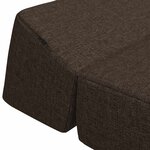 vidaXL Canapé-lit pliable Taupe 60 x 70 x 41 cm Tissu