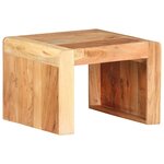 vidaXL Table d'appoint 43x40x30 cm Bois d'acacia massif