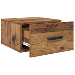 vidaXL Cabinet de chevet Bois ancien 35 x 35 x 20 cm Bois d'ingénierie
