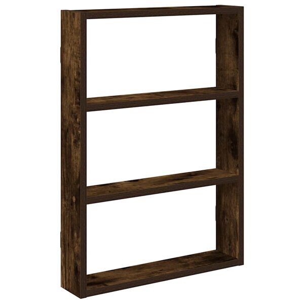 vidaXL Étagère murale chêne fumé 43x9x60 cm bois d'ingénierie