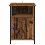 vidaXL Cabinet de chevet 2 Pièces Bois ancien 40 x 42 x 60 cm