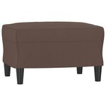 vidaXL Repose-pied Marron 60x50x41 cm Similicuir