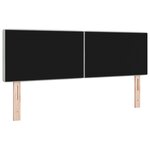 vidaXL Tête de lit avec tête de lit Gris clair 160 cm Cuir synthétique