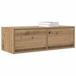 vidaXL Meuble TV 2 Pièces chêne artisanal 80x31x25 5 cm bois d'ingénierie