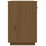 Bureau table poste de travail meuble d'ordinateur informatique étude miel 95 x 50 x 75 cm bois massif de pin brun 02_0023874