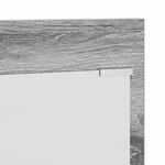 vidaXL Porte-manteau mural avec étagère Sonoma gris 70 x 10 x 90 cm