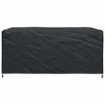 vidaXL Housse pour meubles Uni Noir 240 x 180 x 100 cm 420D