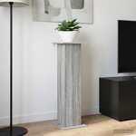 vidaXL Support de Plante 2 pc Sonoma gris 30 5 x 30 x 100 5 cm