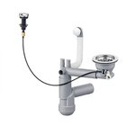 Siphon pour évier 1 cuve en granit - Gain de place