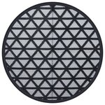 vidaXL Tapis d'extérieur noir Ø160 cm PP